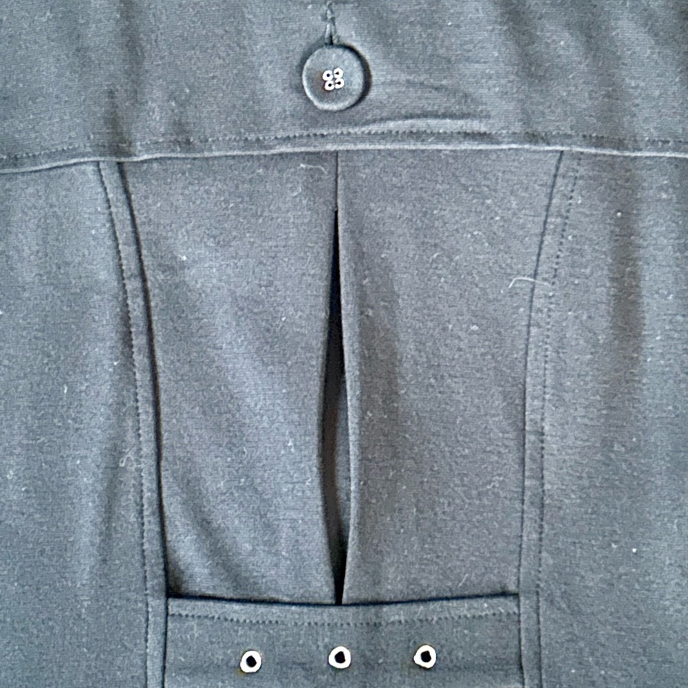 Christopher & Banks Black Zip Dress Jacket PS - Picture 15 of 15